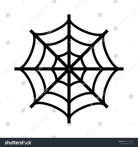 Spider Web Logo Can Be Used Stock Vector (Royalty Free) 1607247496 ...