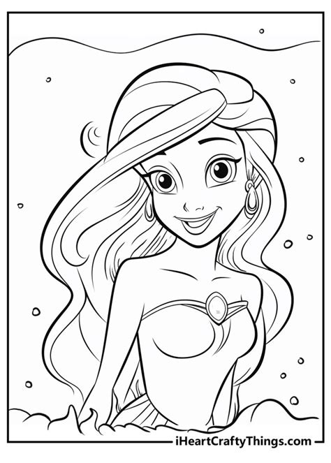 15 Princess Ariel Coloring Pages Cute Printable Free Pdfs