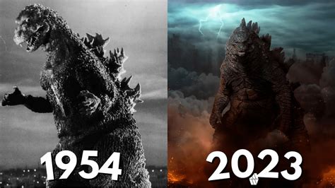 Evolution Of Godzilla In Movies Youtube