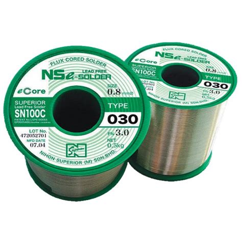 Nihon Superior Sn C Lead Free Solder Wire Mm Gm