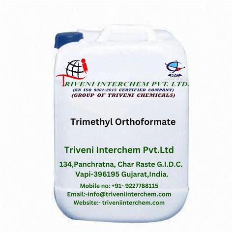 Liquid Trimethyl Orthoformate Packaging Type Drum At Best Price In Valsad