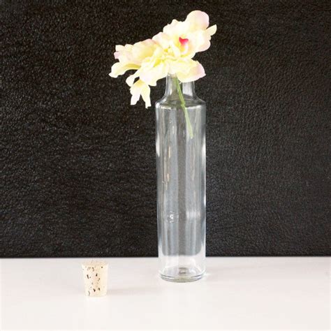 Tall Clear Glass Cylinder Bottle Vial With Cork 6 73 Tall X 1 46