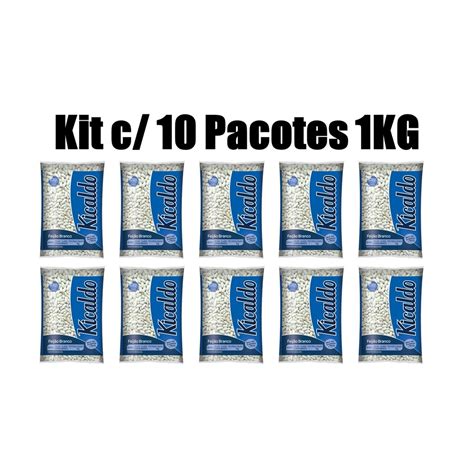 Kit Pacotes Feij O Branco Kg Kicaldo Shopee Brasil