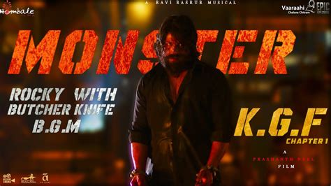 Kgf Monster Bgm 1 Youtube