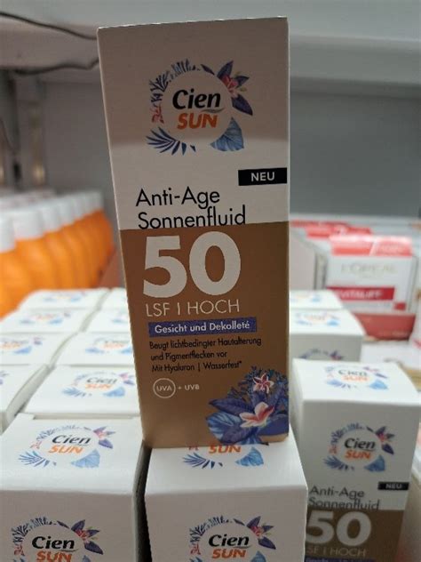 Cien Sun Anti Age Sonnenfluid LSF 50 INCI Beauty