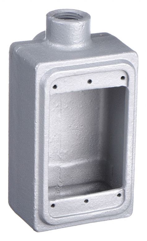 APPLETON ELECTRIC 1 Gangs 1 2 In Hub Size Weatherproof Electrical