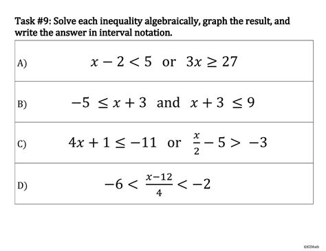 Free Compound Inequalities Worksheet Algebra 1 Download Free Compound