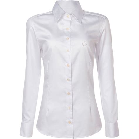 Camisa Dudalina Luxury Cotton In24 Branco Feminino Attemporal Boutique