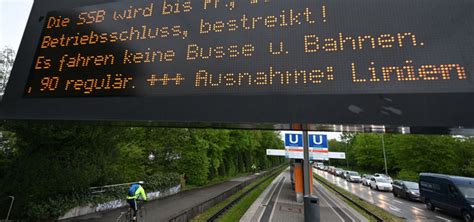 ÖPNV im Südwesten stark eingeschränkt Streik auch am Freitag