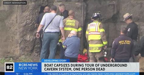 Boat Capsizes During Tour Of Underground Cave In Lockport Ny Cbs New York