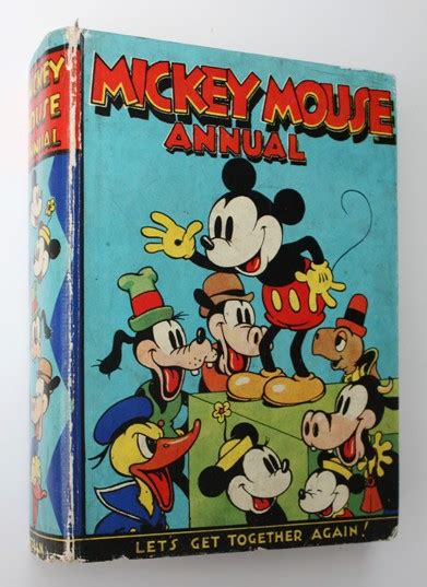 Mickey Mouse Annual Disney Very Good Hardcover St