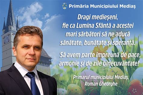 Mesajul De Pa Ti Al Primarului Municipiului Media Gheorghe Roman