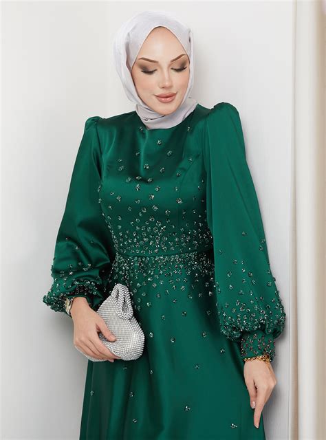 Unlined Green Evening Dresses