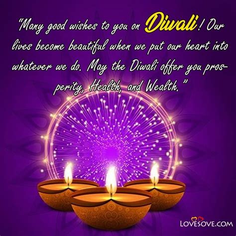 Sweet Happy Diwali Wishes Quotes for Friends and Family