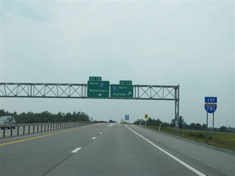 New York Interstate Westbound Cross Country Roads