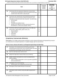 Washington Task Book For The Position Of Type All Hazards Operations