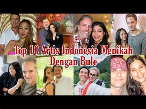 Top Artis Indonesia Menikah Dengan Bule Indonesian Celebrities