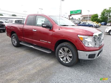 Cayenne Red Nissan Titan Sv King Cab X Photo