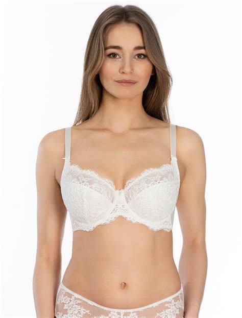 Rosalia Romantic Floral Lace Underwired Non Padded Full Cup Bra Lauma