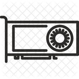 Gpu Icon - Download in Line Style