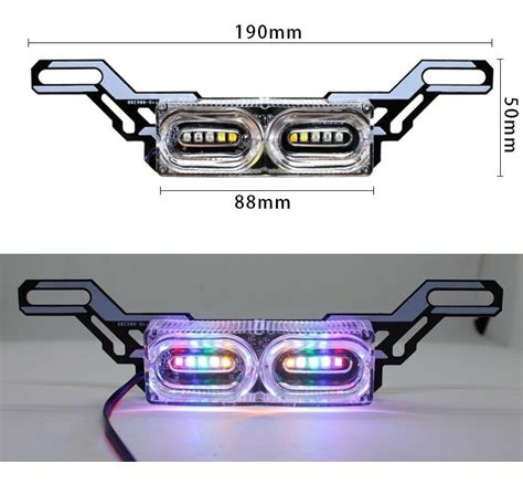 1 Luz Intermitente Motocicleta 12v Luz Freno Led Universal Meses Sin