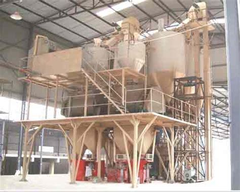 Semi Automatic Dry Mortar Production Line AIMIX Company