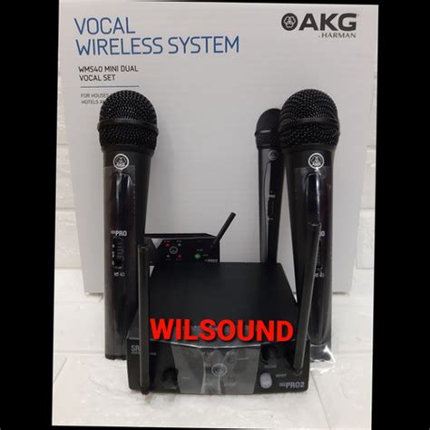 Jual MIC AKG WMS 40 MINI DUAL VOCAL SET ORIGINAL AKG WMS40 MIC WIRELESS