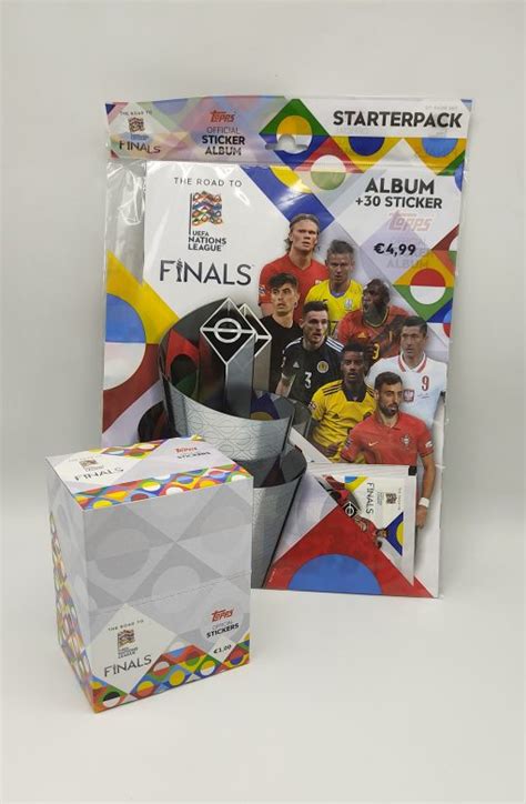 Topps UEFA Nations League Finals 2022 Starterpack BOX 50 Bustine