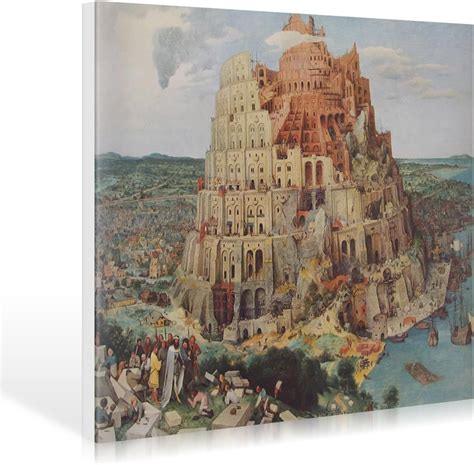 La Torre Di Babele Di Pieter Brueghel Il Aeltere Amazon It Casa E Cucina