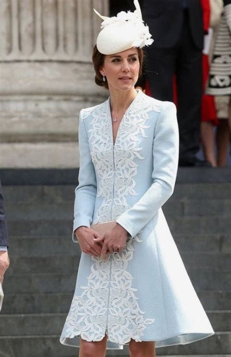 Kate Middleton Coat Dress Dress Duchess Of Cambridge Lace Pale Etsy Uk