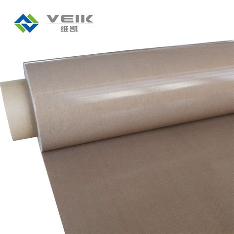 Plain Weave Fiberglass Cloth With Two Sides Coating Ptfe Cloth And Fiberglass Fabric