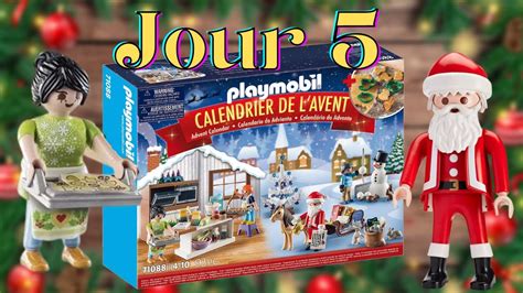 Jour 5 Calendrier De L avent Playmobil Pâtisserie de Noël 71088 YouTube