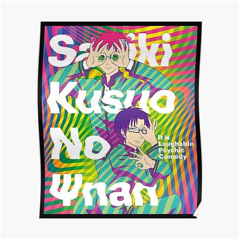 The Disastrous Life Of Saiki K Poster For Sale By Bruhcara Redbubble