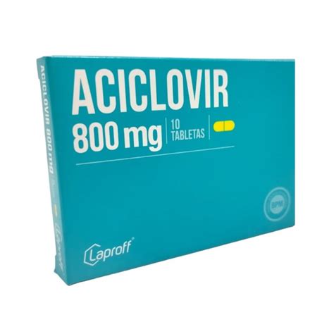 Aciclovir Mg Caja X Tabletas Proff Farma Medical Sas