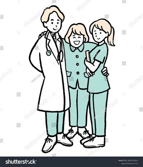 Clip Art Doctor Nurse Stock Illustration 2067815810 | Shutterstock