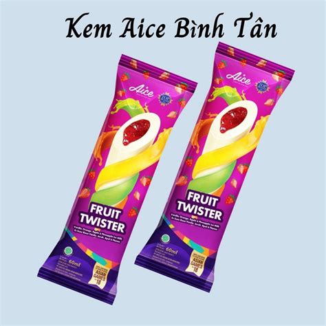 Kem Aice Trái cây lốc xoáy nhập khẩu trực tiếp từ Indonesia