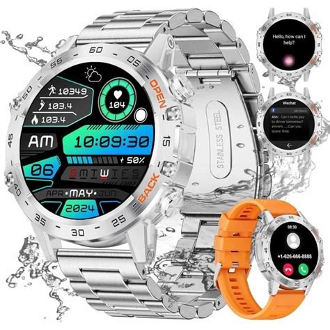 Montre Intelligente Hommes Bluetooth Appels 1 39 400Mah Montre