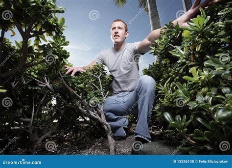 Man Exploring Nature Stock Photo Image Of Personal Outside 13526130