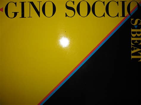 Виниловый Альбом Gino Soccio S Beat 1980 с АФТОГРАФОМ ОРИГИНАЛ