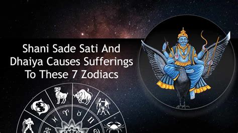 Shani Sade Sati And Dhaiyas Warning To These 7 Zodiacs