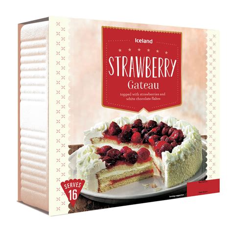 Iceland Strawberry Gateau 375gr