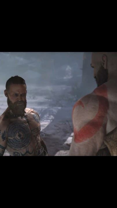 God Of War In Hd 4k Kratos Meets Baldur For The First Time Shorts