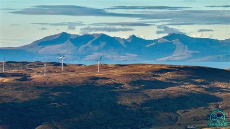 Aerial View Of The Isle Of Arran Youtube