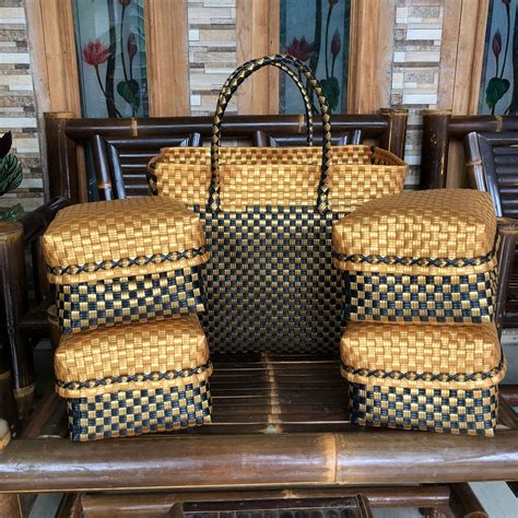 Jual Tas Anyaman Bali Keben Set Keben Bali Set Keben Jali Premium