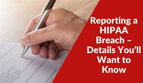 Reporting A Hipaa Breach Details You’ll Want To Know Hipaa Secure Now