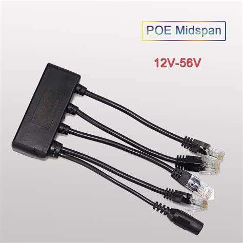 4 In 1 Power Over Ethernet Midspan Splitter Switch Grandado