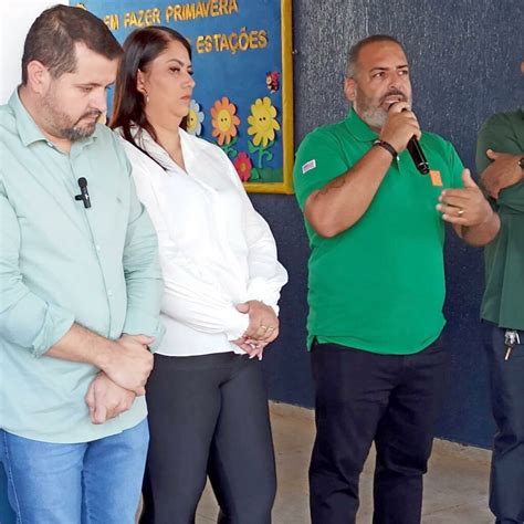 Inauguração Da Construção Do 1º Pavilhão Da Escola Municipal Floriano