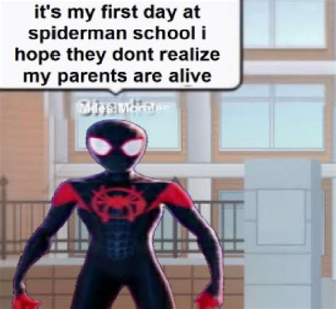 Spiderman School My First Day At Gay High School Know Your Meme