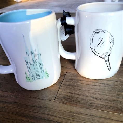 Rae Dunn Dining New Set Of 2 Rae Dunn Disney Princess Mugs