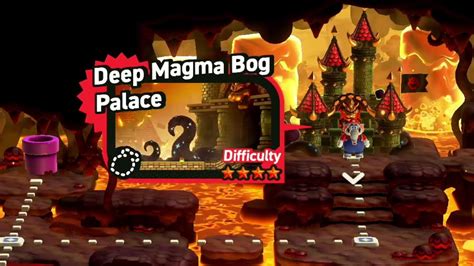 Super Mario Bros Deep Magma Bog Palace YouTube